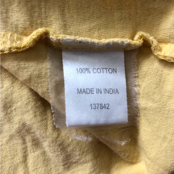 Honey Wake Up and Be Fabulous Heart T Shirt in Yellow Size S - Picture 6 of 8